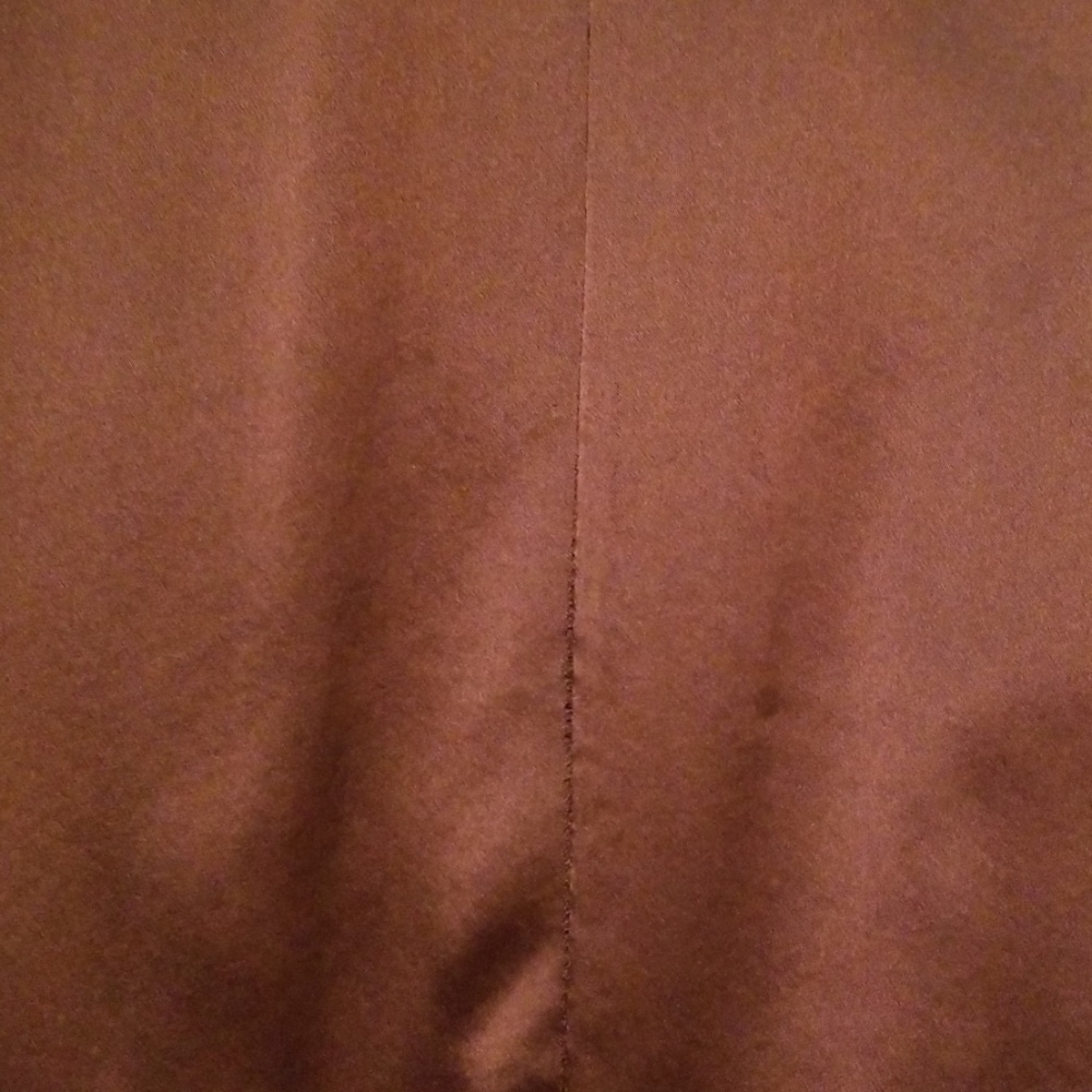 BCBG Silk Kimono Dress Brown XXS - Picture 4 of 5